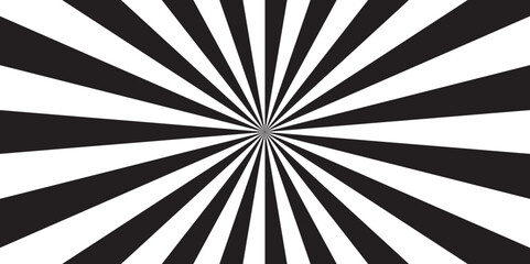 Vector sunburst pattern black and gray design. Vintage sunrays illustration swirl grunge backdrop line. sun beam vector banner design and comic burst gradient concept pattern.	