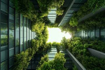 Green Architecture: Urban Oasis, Vertical Greenery, Eco-Friendly Building Design