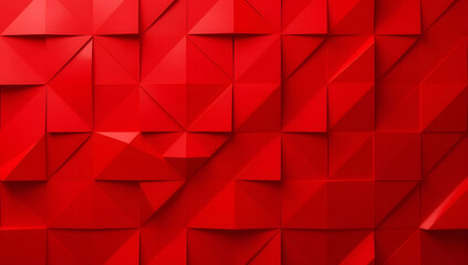 Fototapeta premium Red Geometric Abstract 3D Triangle Pattern Background Asset for Graphic Design, Modern Web Banners & Creative Digital Presentations (PNG)