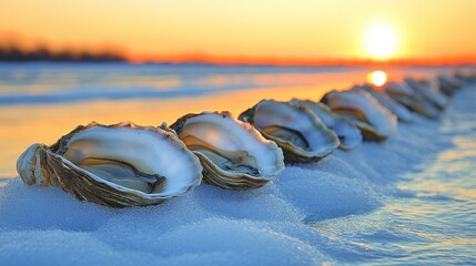 Oysters at Sunset: A Coastal Culinary Delight