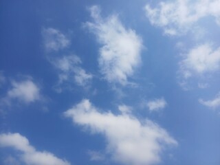 View of clear blue sky