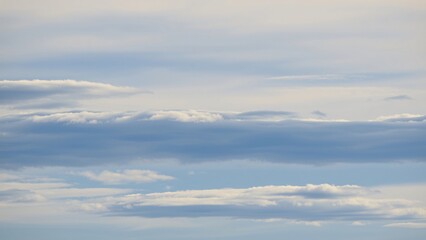 Serene Sky Layers of Altocumulus Clouds