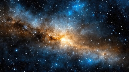 stunning cosmic nebula with vibrant colors and stars in deep space