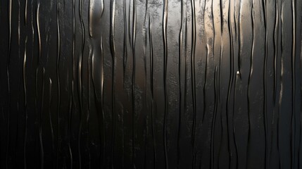 Dark Textured Background  Abstract Black Grooved Surface  Industrial Design