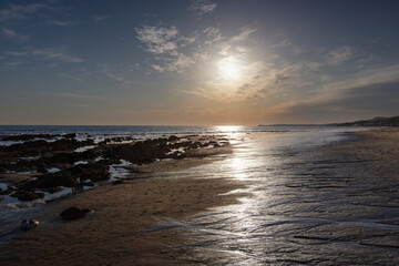 Fototapeta premium sunset on the beach