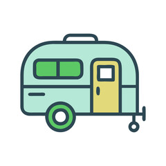 caravan icon design