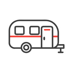 caravan icon design