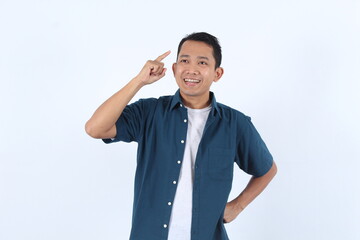 Asian Man Thinking Deeply: Pondering Solutions, Contemplating Ideas, Analyzing Situations.