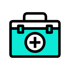 Obraz premium first aid box icon design