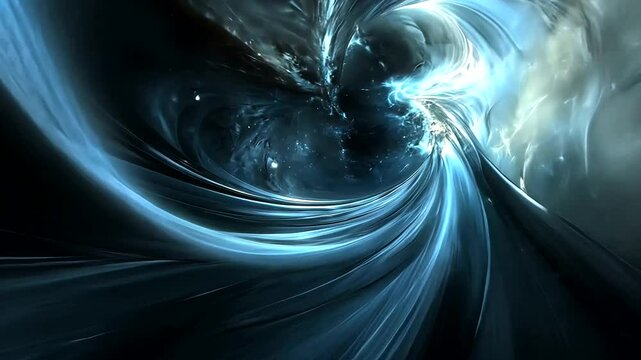 Abstract swirling energy, cosmic background, digital art, website header