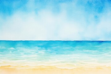 Beach in summer backgrounds outdoors horizon.