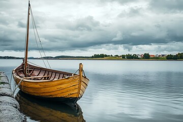 Obraz premium old fishing boat
