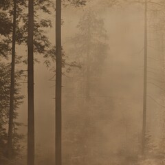 fog in the forest