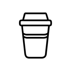 plastic cup icon design