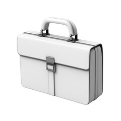 Sleek White Briefcase for Professional and Business Use