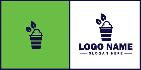 Meal Prep Service icon Meal delivery  service Pre-cooked meal service  flat logo sign symbol editable vector