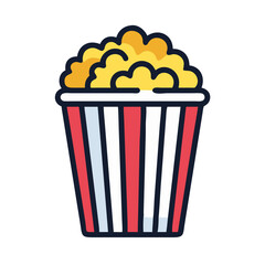 popcorn icon design