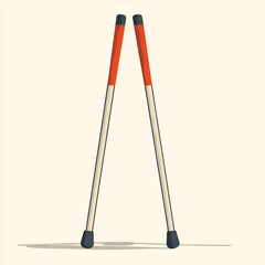 Stylish Stilts Adjustable Crutches for Enhanced Mobility and Injury Recovery