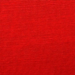 Fototapeta premium Close up of red fabric