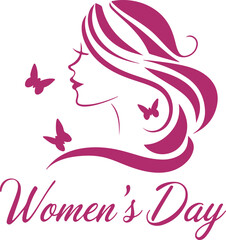 world women's day line art vector
