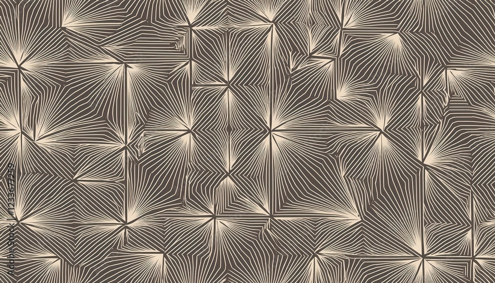 Poster vibrant geometric pattern a simplistic abstraction of lines and color, crafted with minimalist elega