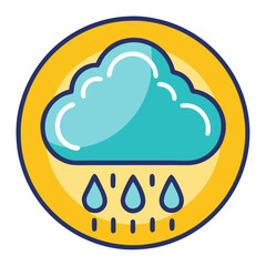 raining icon design