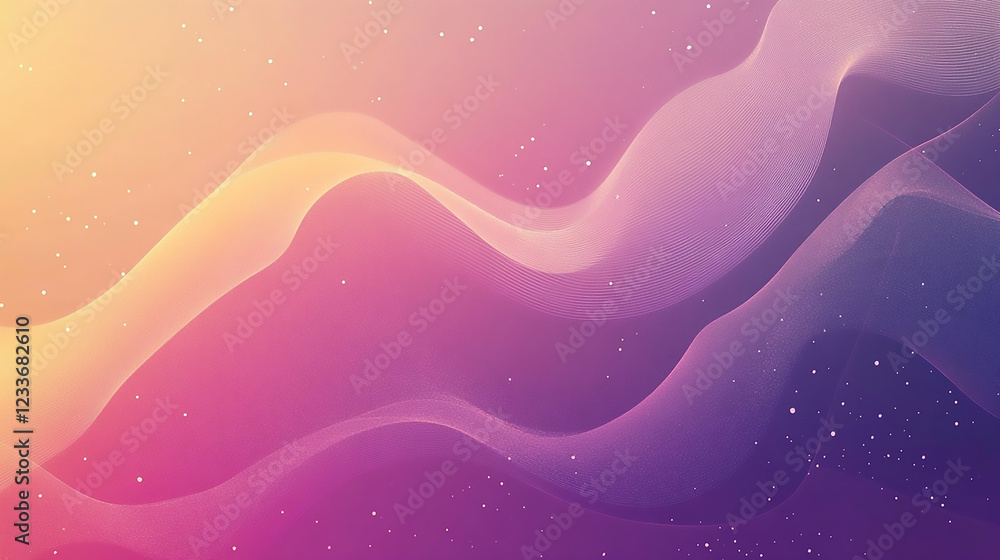 Poster a smooth gradient transition from purple to pink to blue, creating a vibrant and colorful background