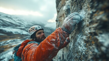 Ice Climbing Adventure: A Climber's Frozen Ascent