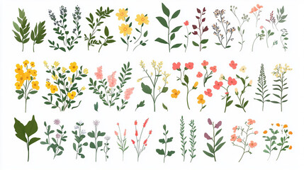  Watercolor floral illustration isolated on White flowers isolated. Alabaster roses, creamy peony bouquets, ivory elegant florals.