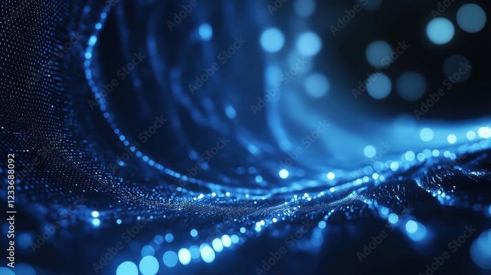 Aufkleber Digital background perfect for tech processes, neural networks, artificial intelligence, data transfer and security, ai generated background for digital storage, multimedia presentations