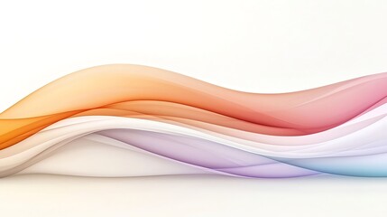 Obraz premium Abstract Colorful Waves Flowing