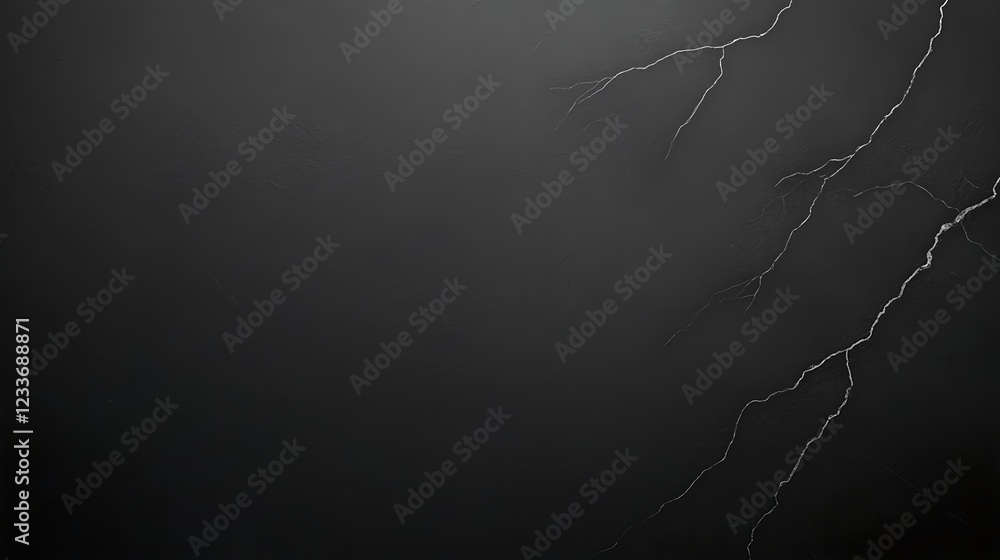 Poster abstract dark background with white lines and dots