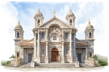 Obraz premium Building architecture spirituality catholicism.
