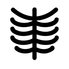 ribcage icon design