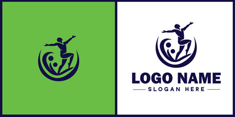 Physical Therapy icon Physiotherapy Rehab therapy Kinesiotherapy flat logo sign symbol editable vector