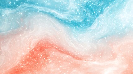Obraz premium Abstract Swirling Pastel Colors And Sparkling Lights