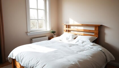 hotel room with bed