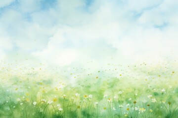 Fototapeta premium Meadow background backgrounds grassland outdoors.