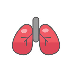 Liver icon design stock illustration