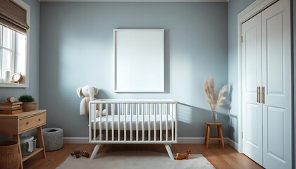 interior of a room with a bed