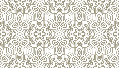 original seamless pattern with modern ornament. geometric style. fashion, interior design