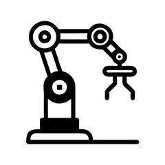 robot arm icon design