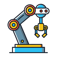 robot arm icon design
