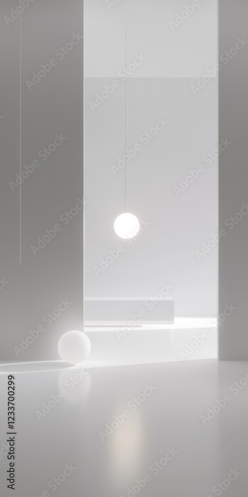 Poster surreal floating objects illustrating conceptual metaphors in muted space lighting medium shot artis