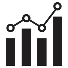 Business infographic diagram. Diagram of business or economic dynamics