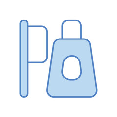 Tootpaste icon design stock illustration