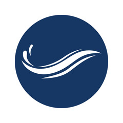 Obraz premium Wave Logo Vector Art, Icons, and Graphics