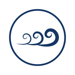 Obraz premium Wave Logo Vector Art, Icons, and Graphics