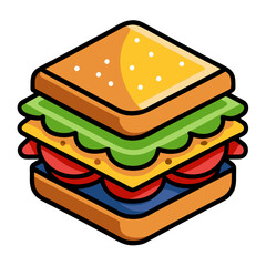 sandwich icon design