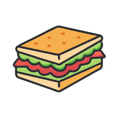 sandwich icon design